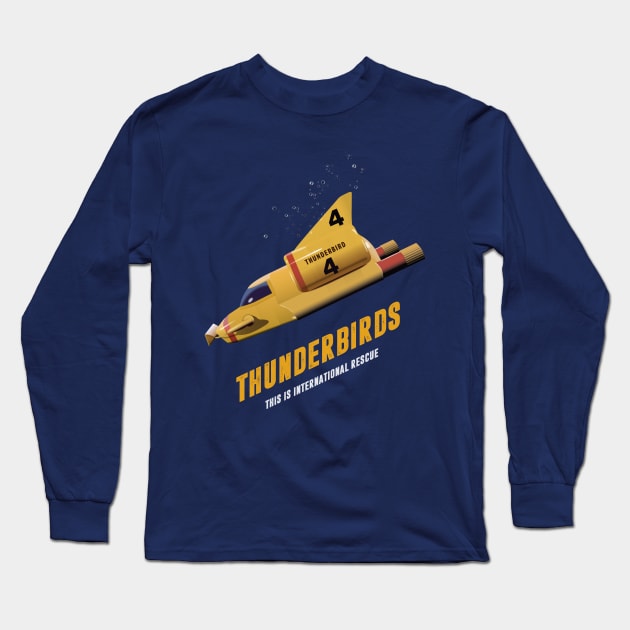 Thunderbirds TV Series Long Sleeve T-Shirt by MoviePosterBoy